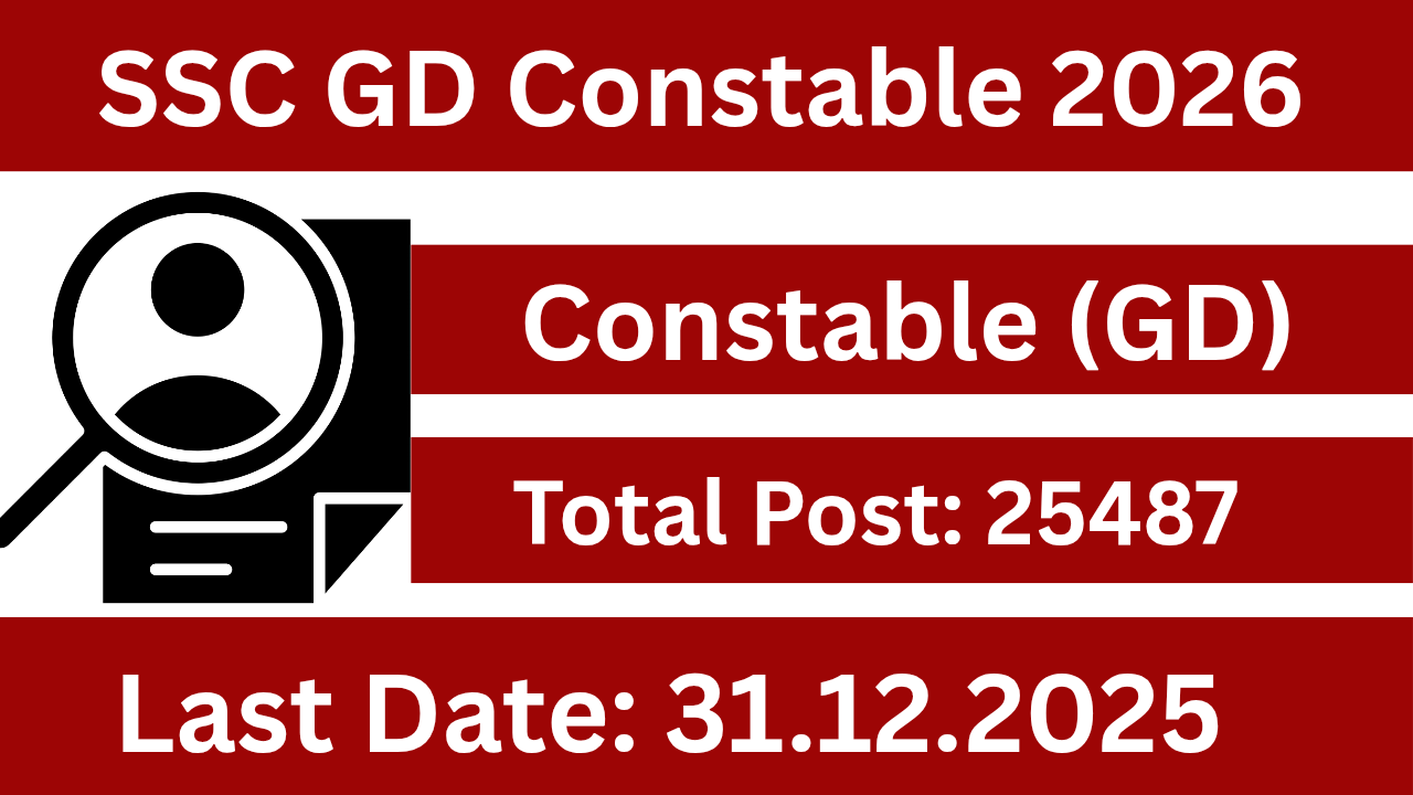 SSC GD New Vacancy 2026