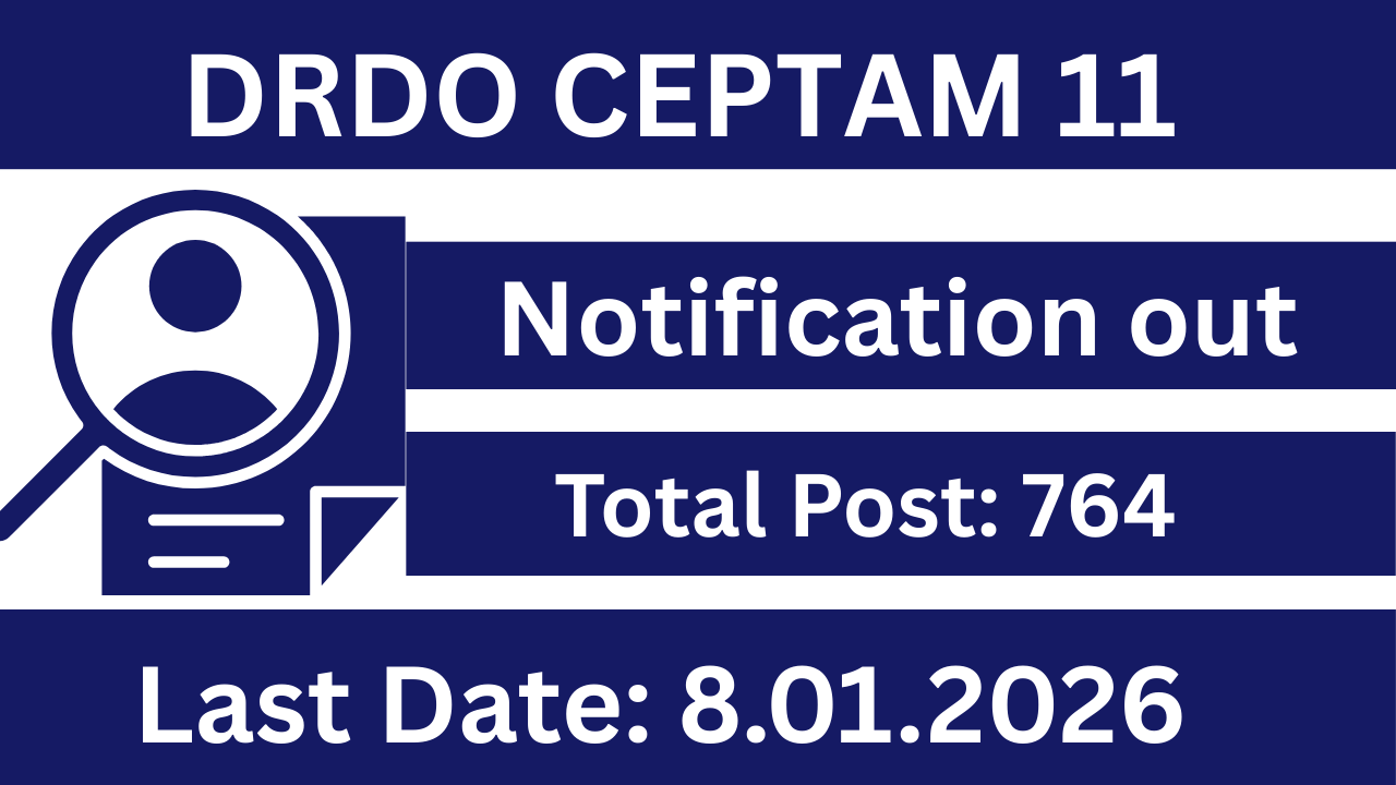 DRDO CEPTAM 11 Recruitment 2025